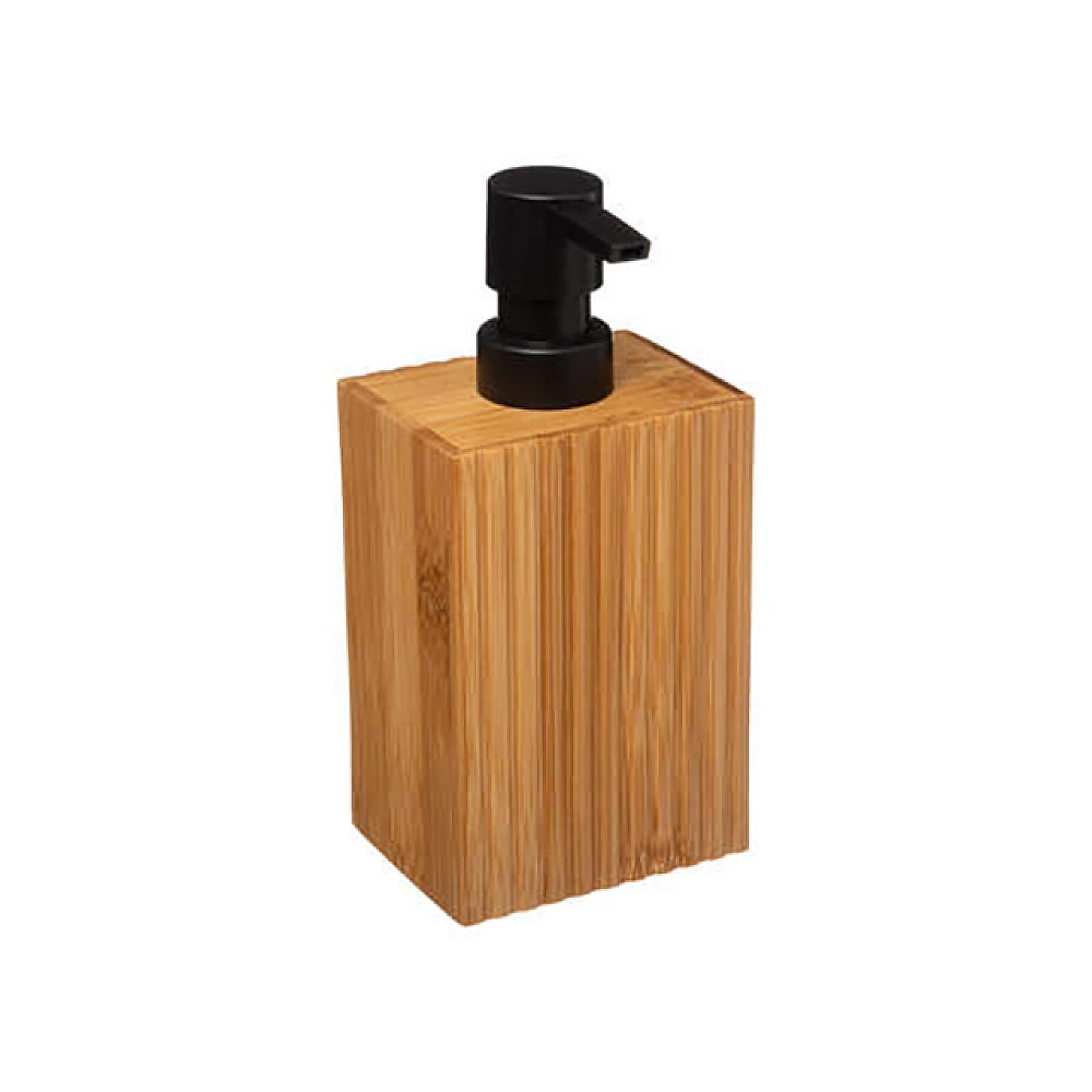 Dozator pentru săpun Five 8.6X6.5X17.5cm, din bambus