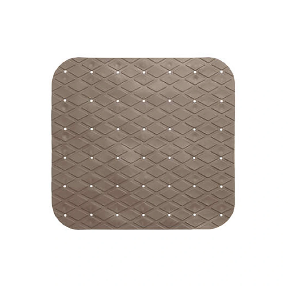 Covor de baie 50X50cm Five, maro deschis, PVC