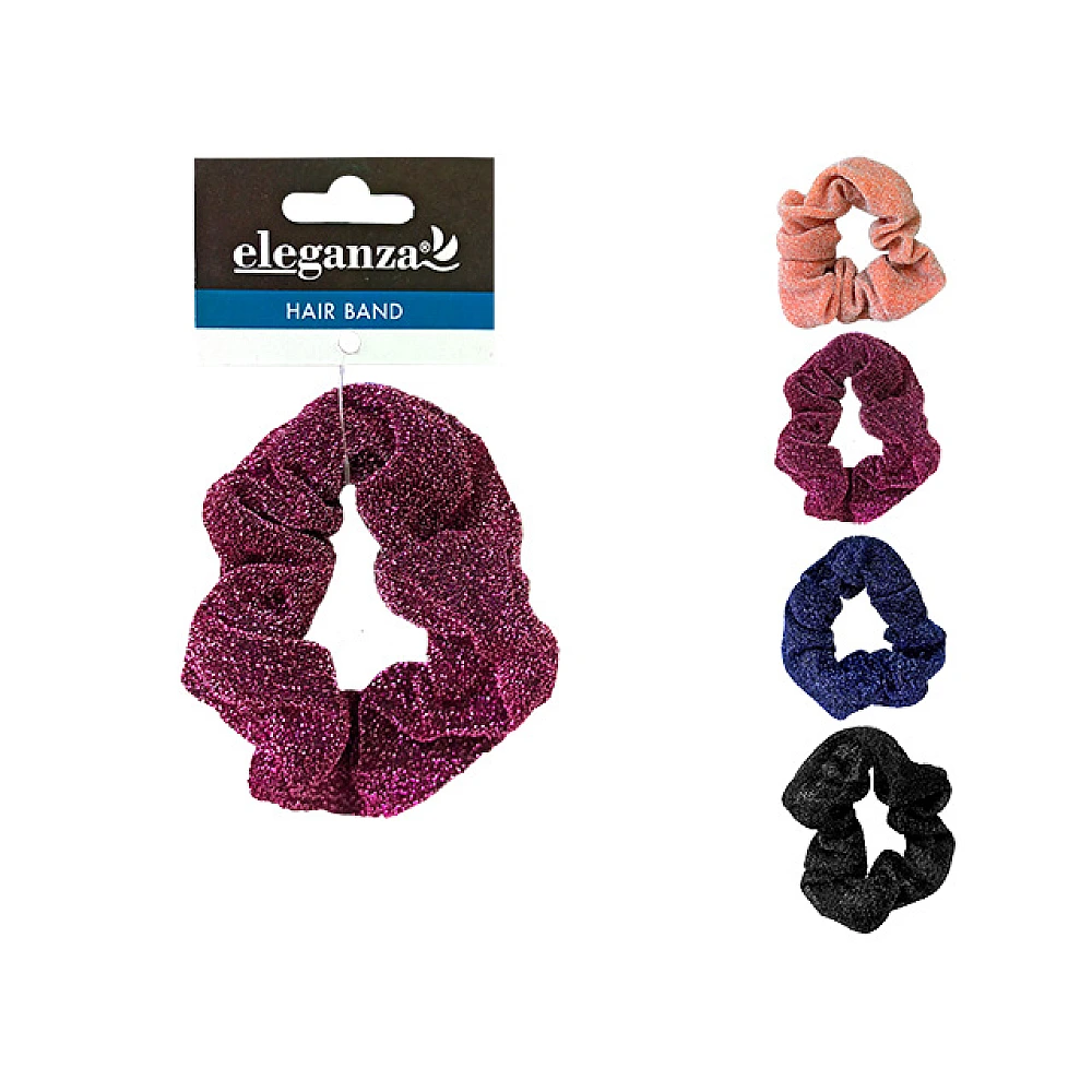 Elastic textil pentru par Eleganza 9cm, voluminos