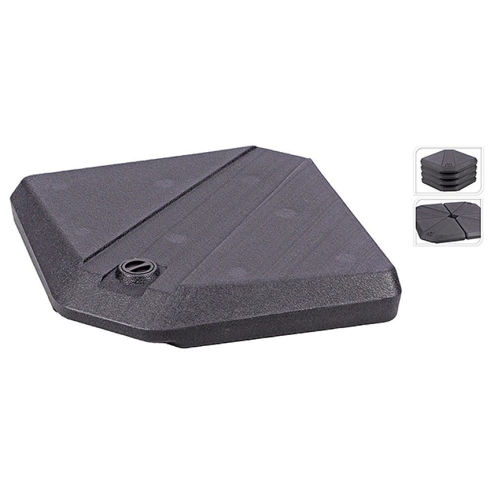 Segment de baza pentru suport umbreala 14 kg, 49 cm, plastic