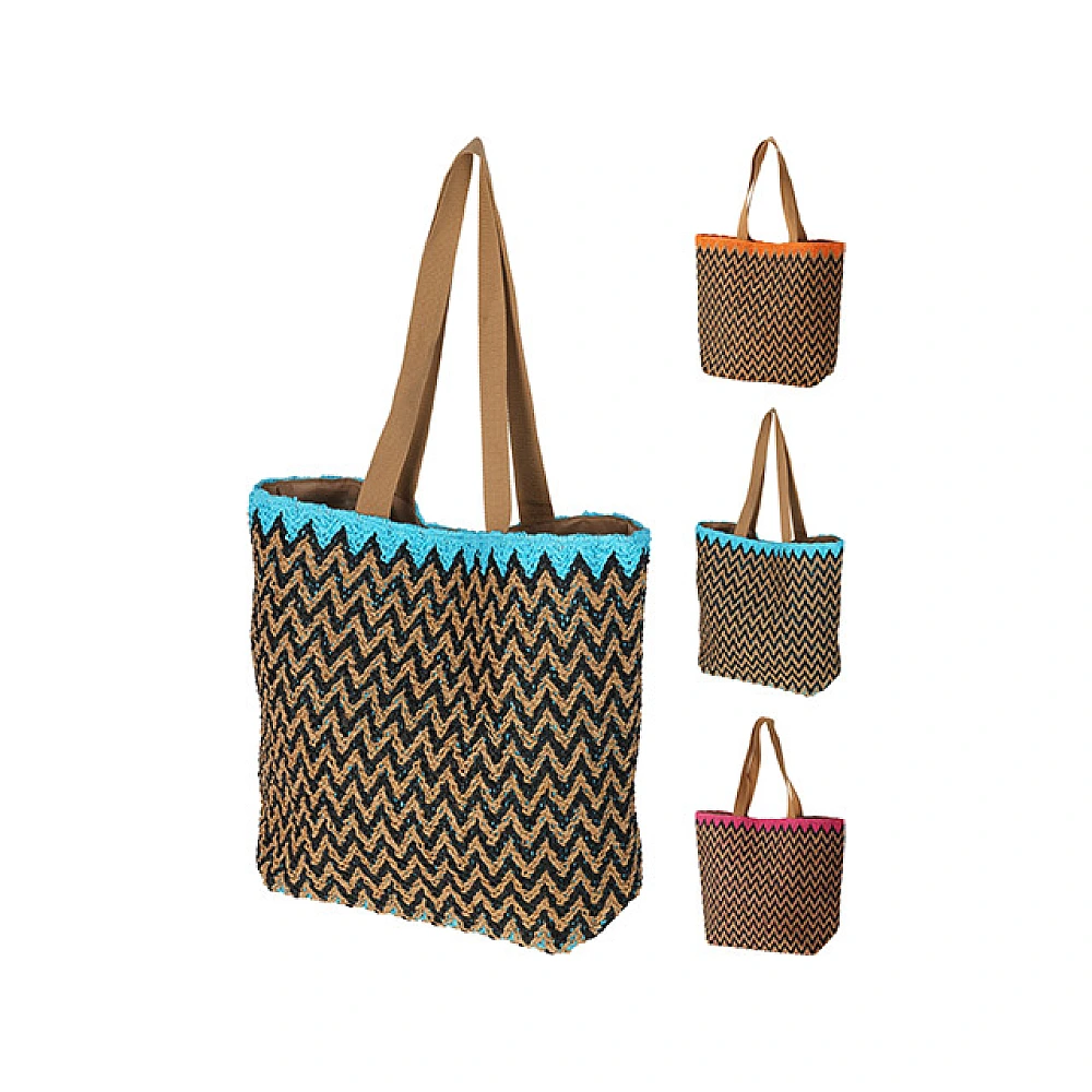 Geanta de plaja 48X14X38 cm, paie