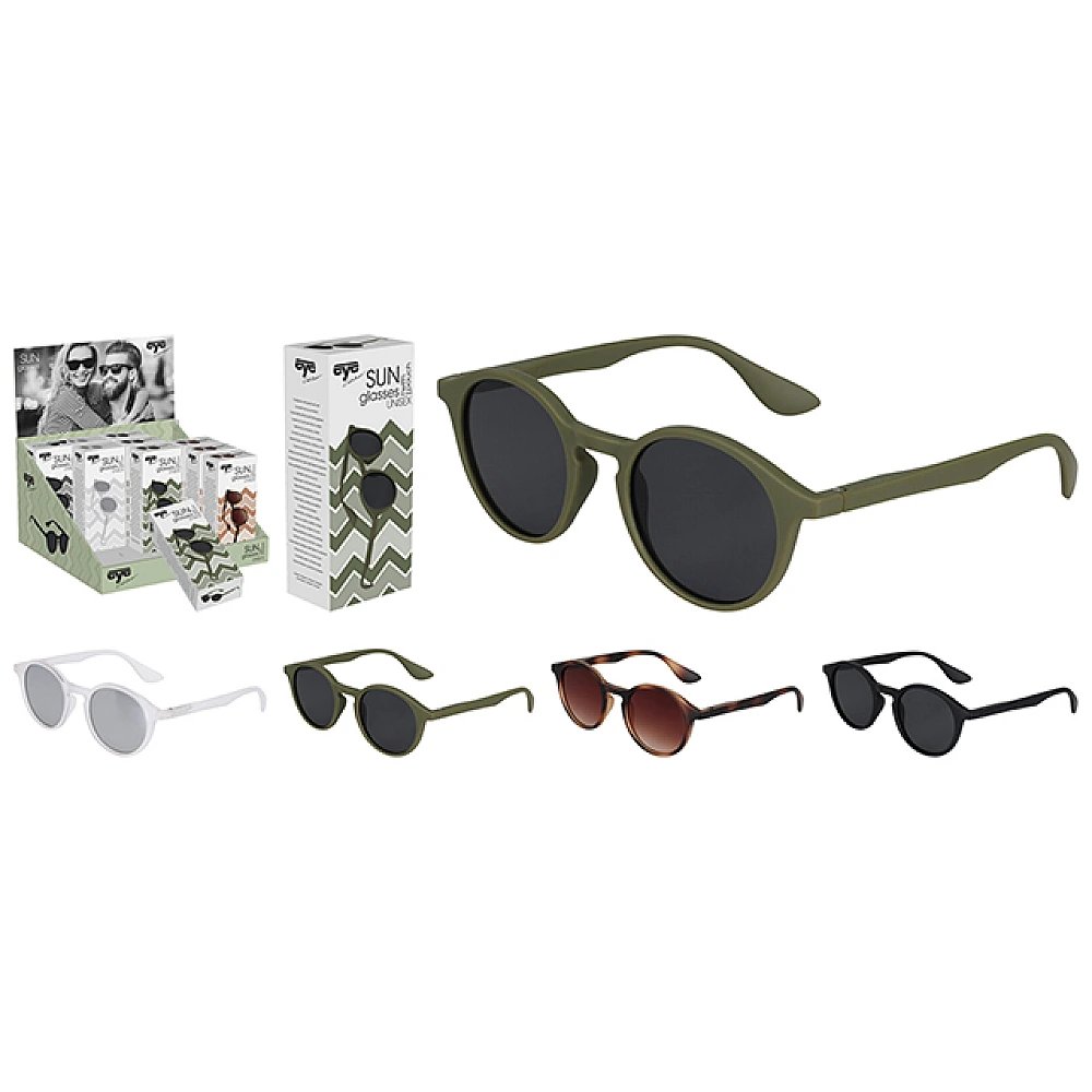 Ochelari de soare unisex, in husa