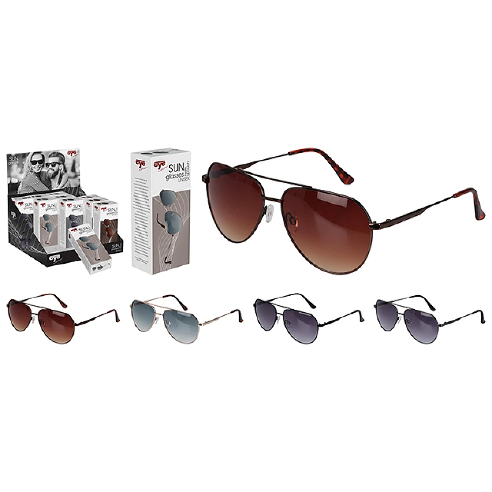 Ochelari de soare unisex, in husa
