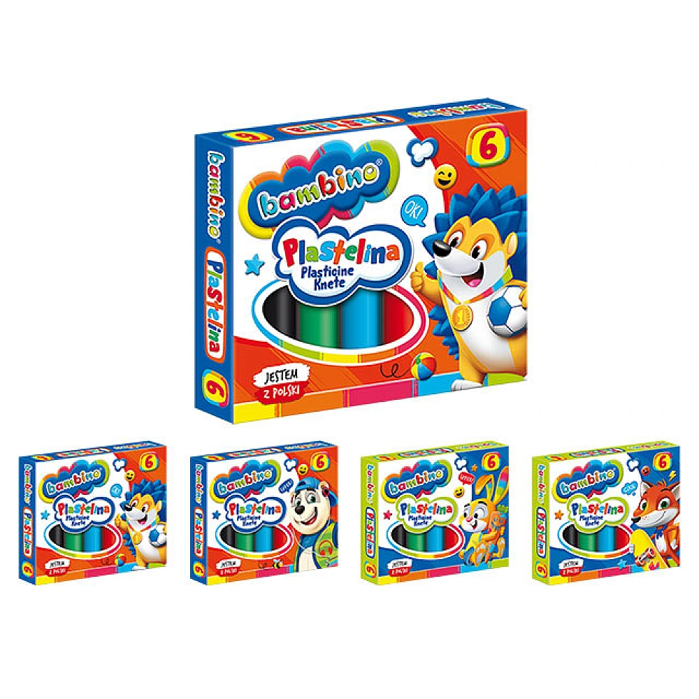 Plastilina Bambino 6buc