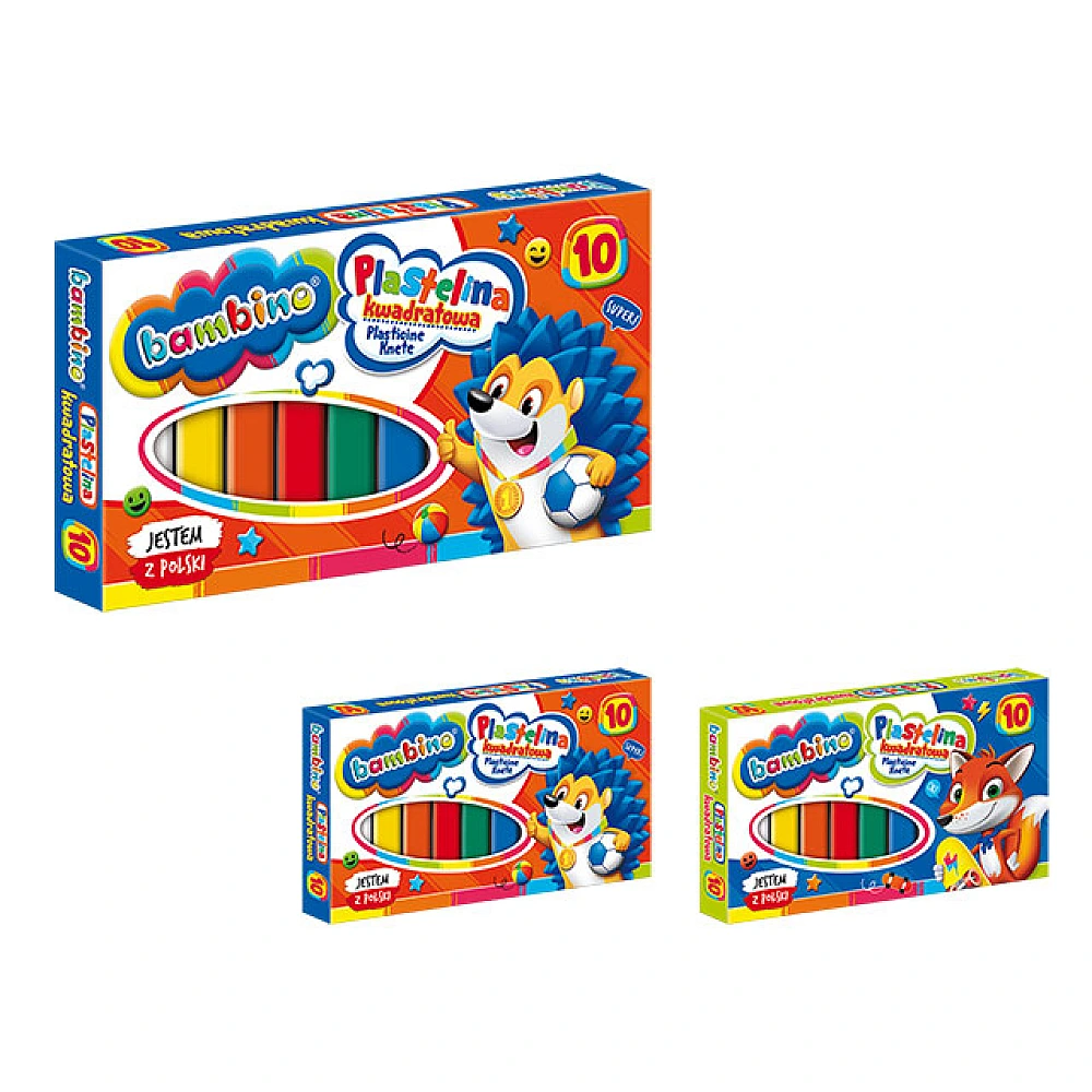 Plastilina Bambino 10buc