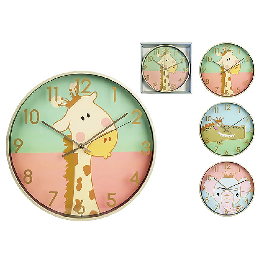 Ceas de perete pentru copii D25 cm 