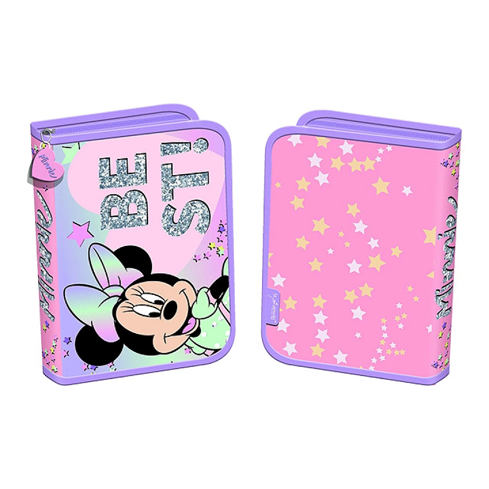 Penar neechipat 1zip 20.5X14X3.5 cm Minnie Mouse, textil