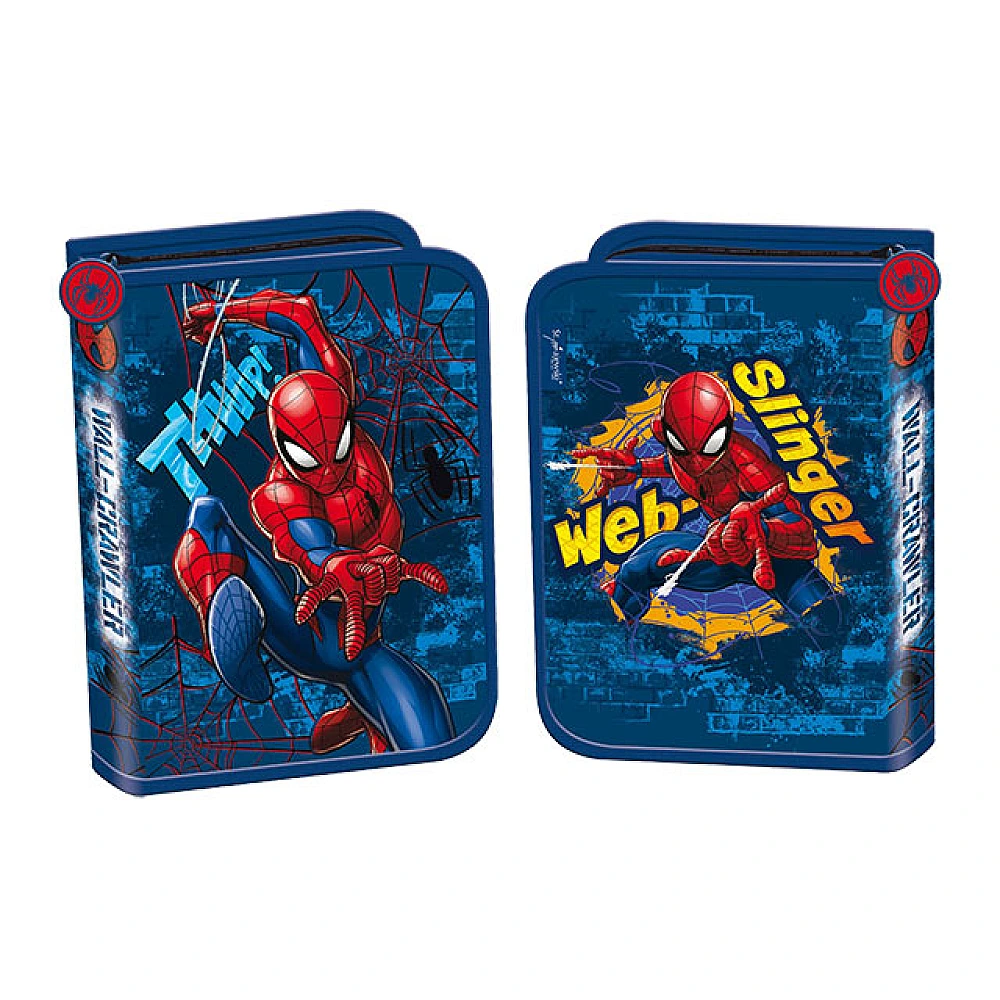 Penar neechipat 1zip 20.5X14X3.5 cm Spiderman, textil