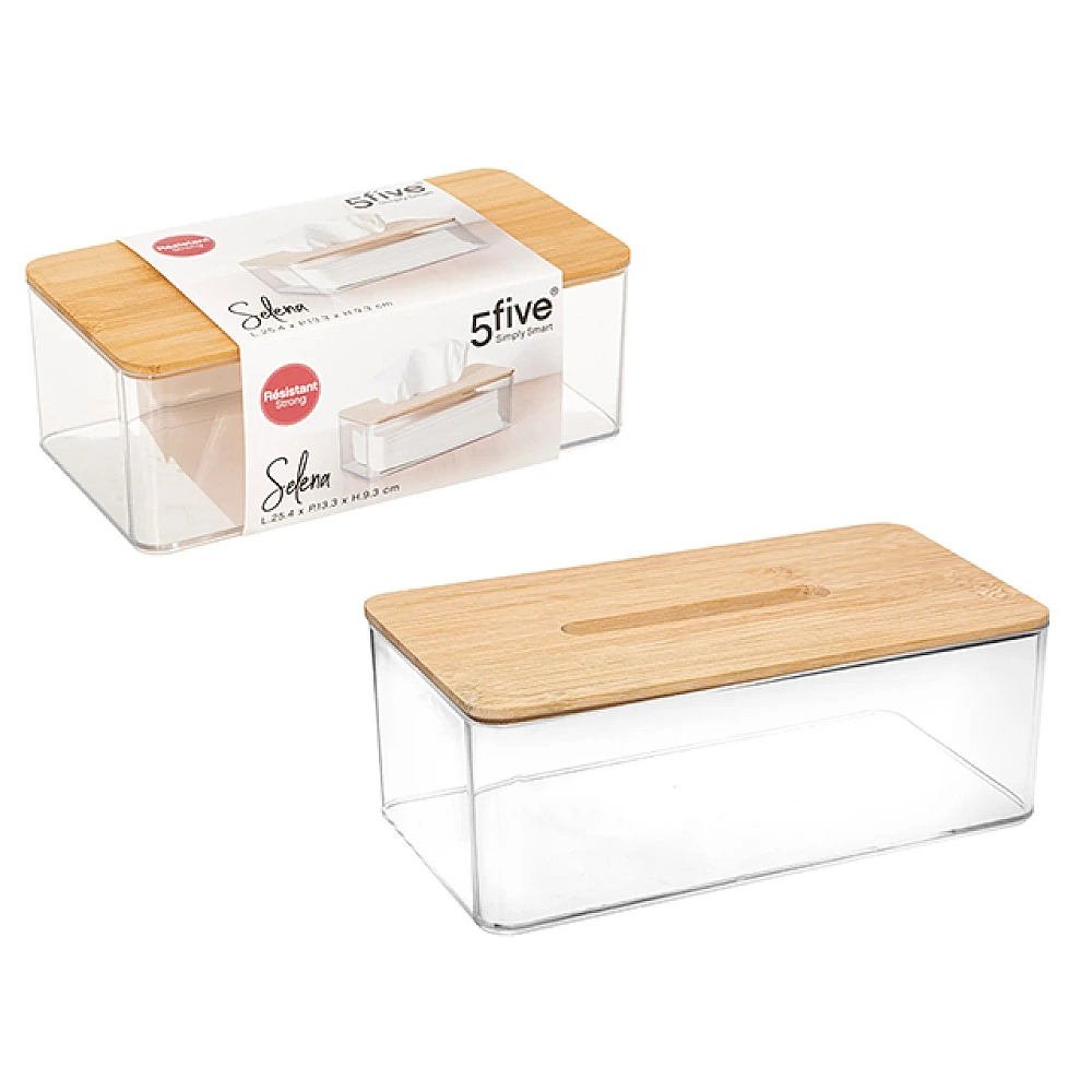 Organizator pentru servetele 5Five Selena Bamboo 24X10.3X15.3 cm