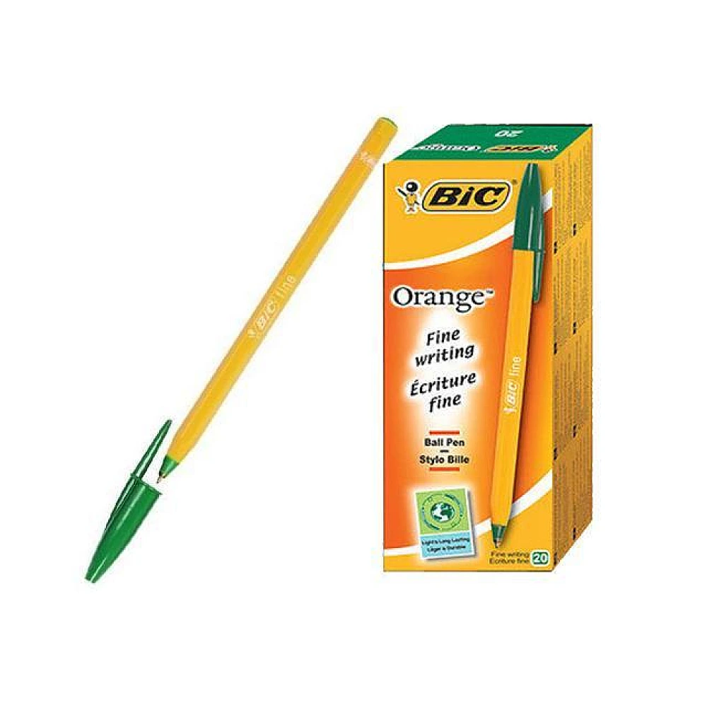 Pix cu bilă BIC Orange Fine (1/20), verde