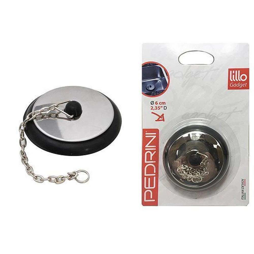 Dop pentru chiuvetă+lăntisor, D6cm,Gadget Lillo