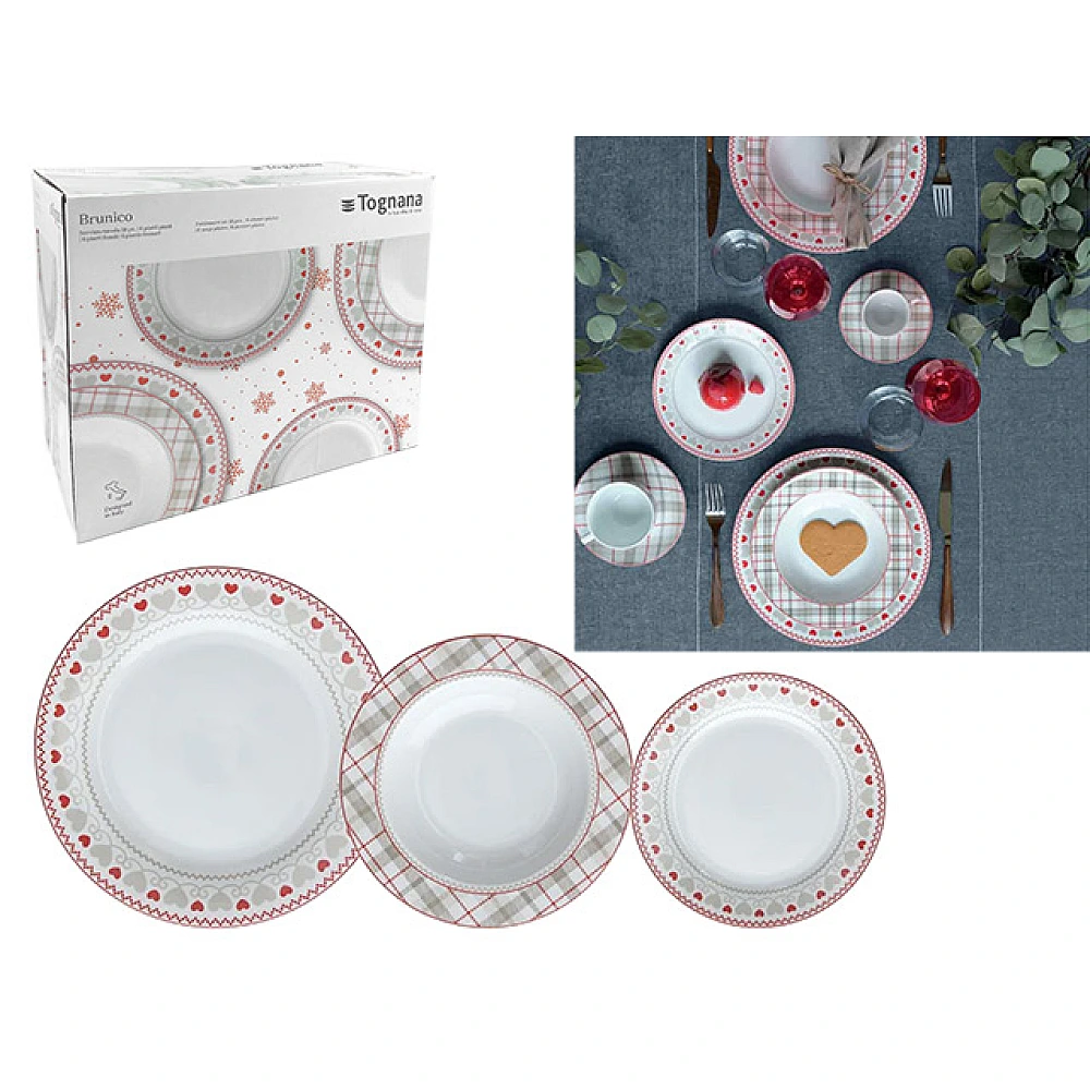 Set de vesela Olimpia Brunico 18buc, portelan
