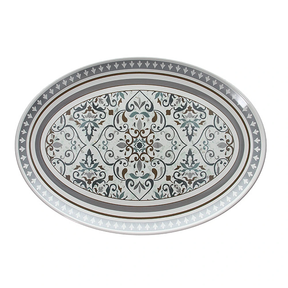 Platou oval Tognana Show Deruta 48X34cm, melamină