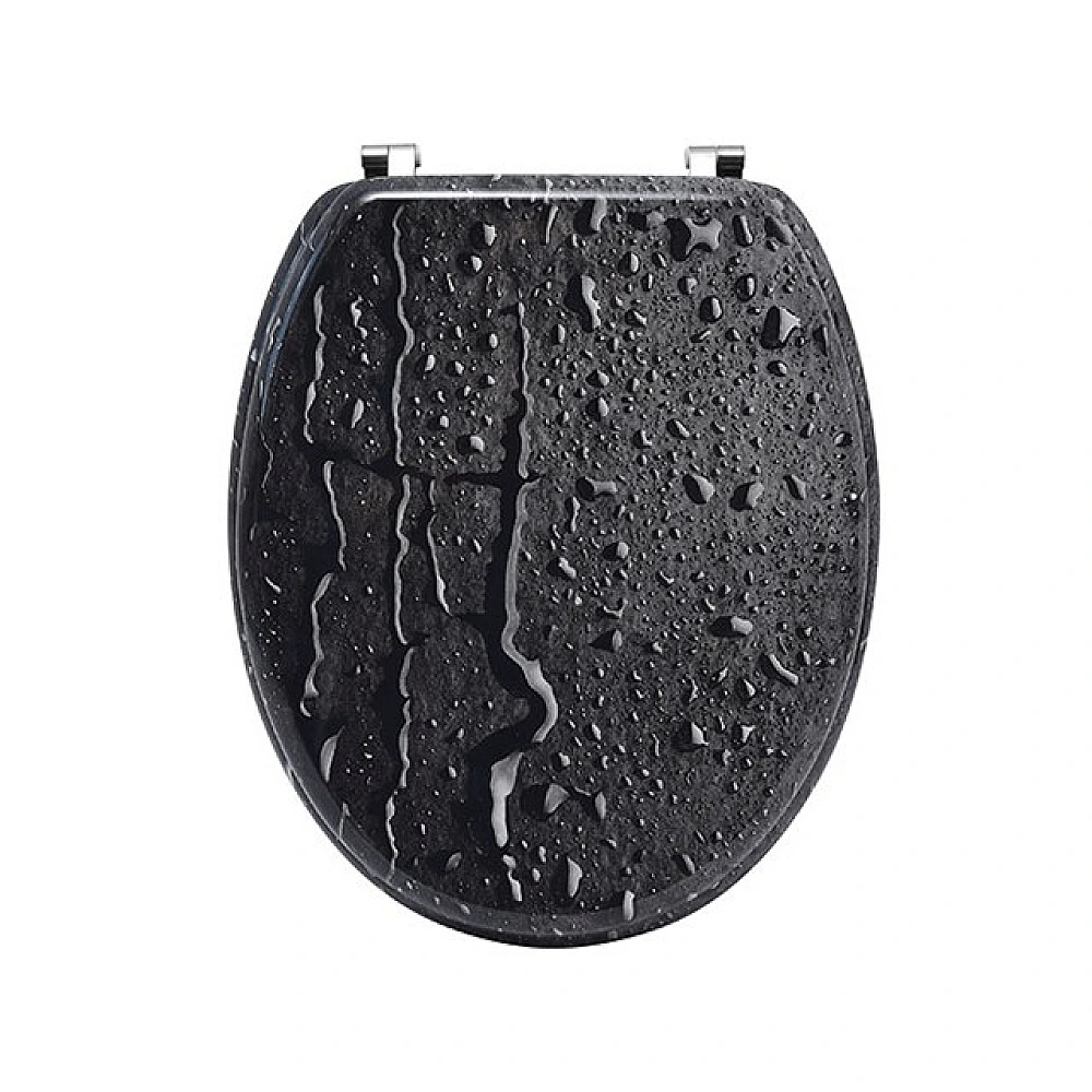 Capac pentru closet Tendance Water Drops, MDF