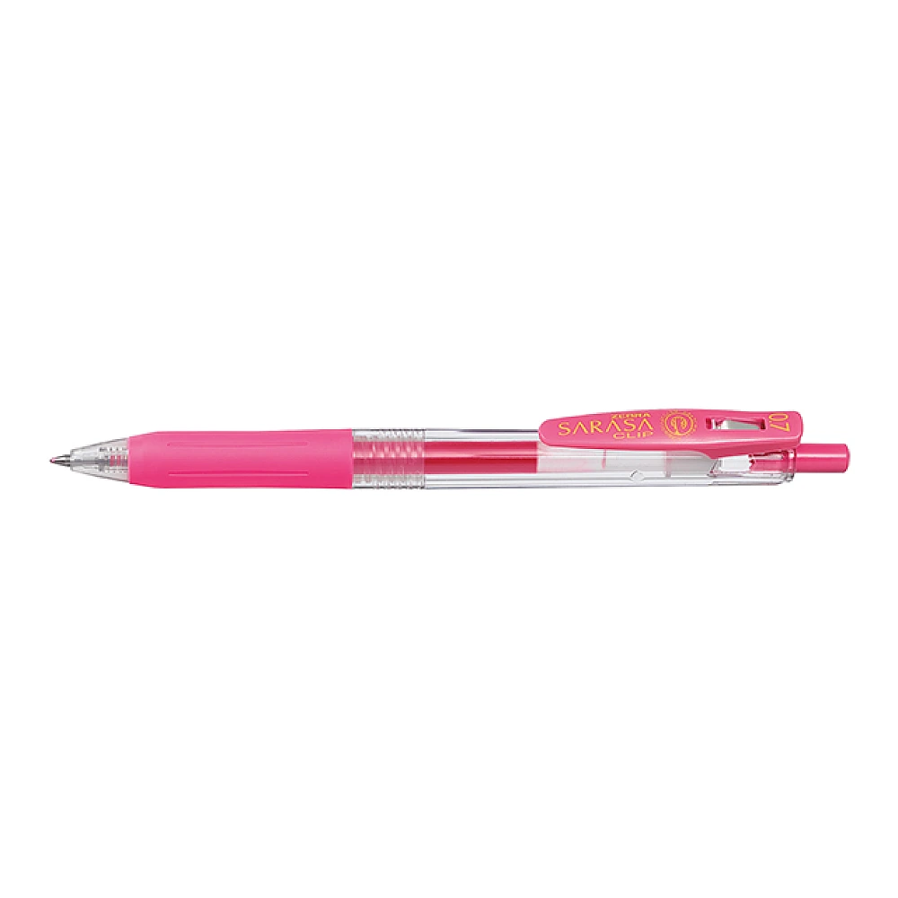 Pix cu gel Zebra Sarasa Clip Pink , 0.7 mm, roz