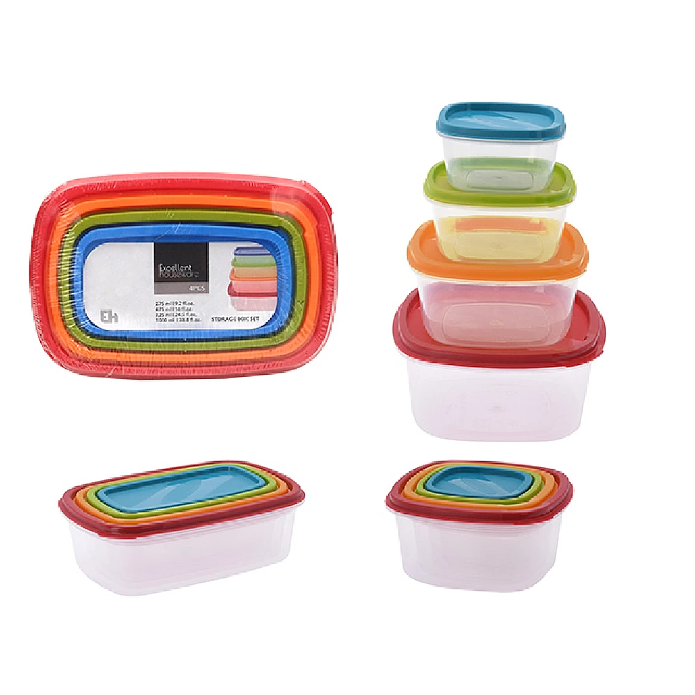 Set recipiente EH 4buc, plastic