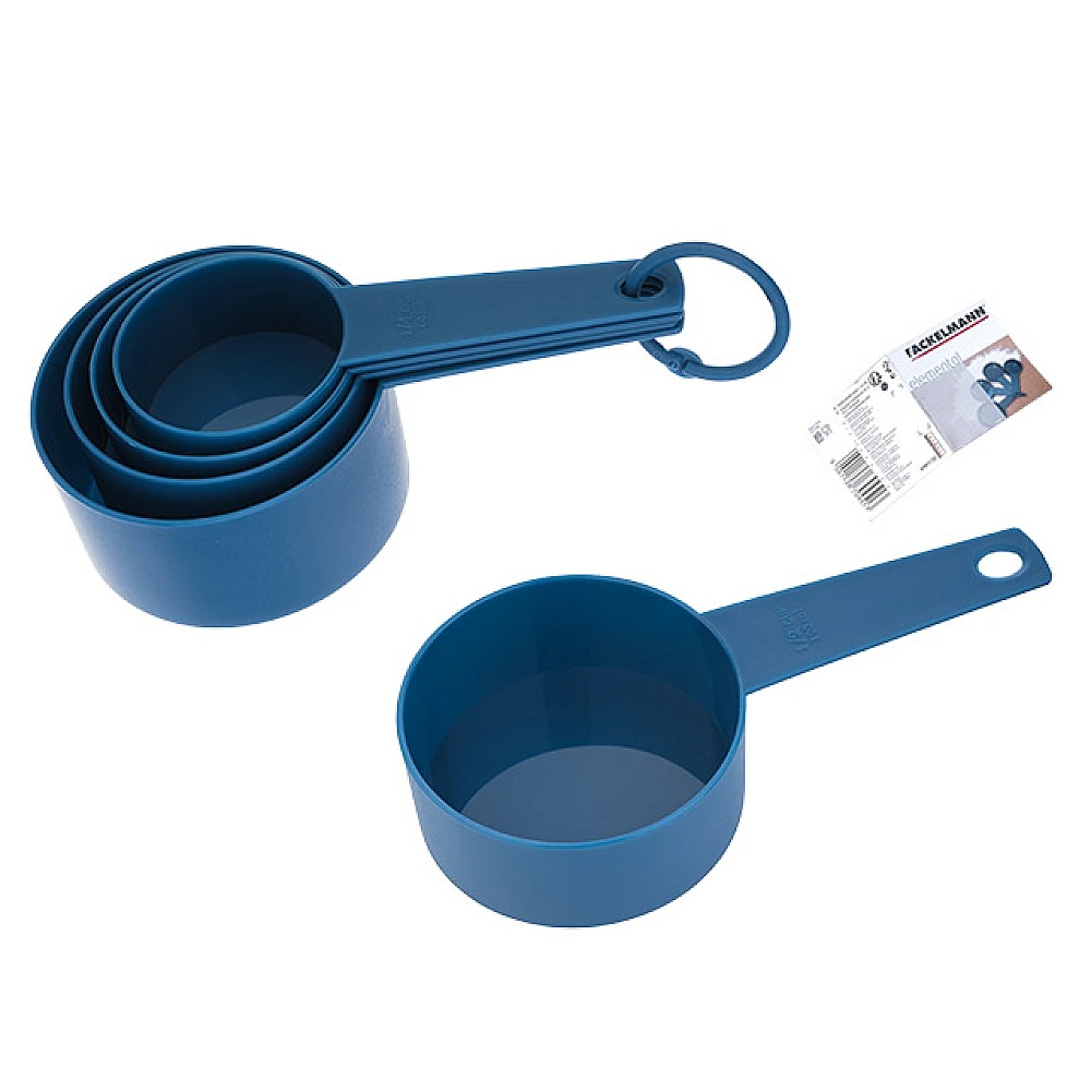 Set recipiente de masurare cu mane Elemental 4buc, plastic