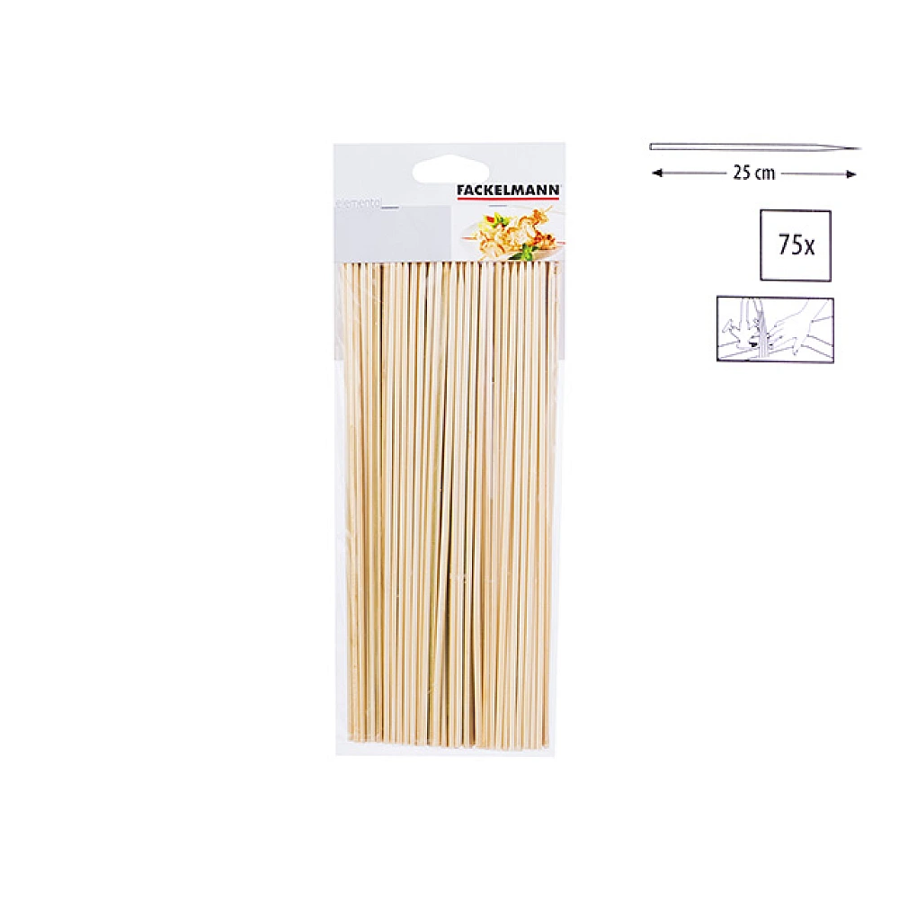 Betisoare pentru gratar Elemental 75buc 25cm, babmus