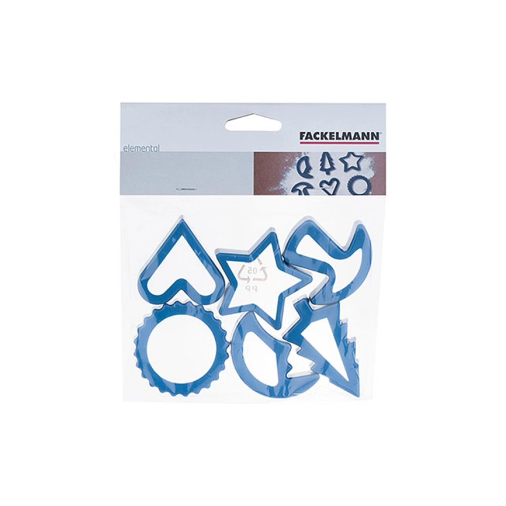 Forma pentru biscuiti Elemental 6buc, plastic