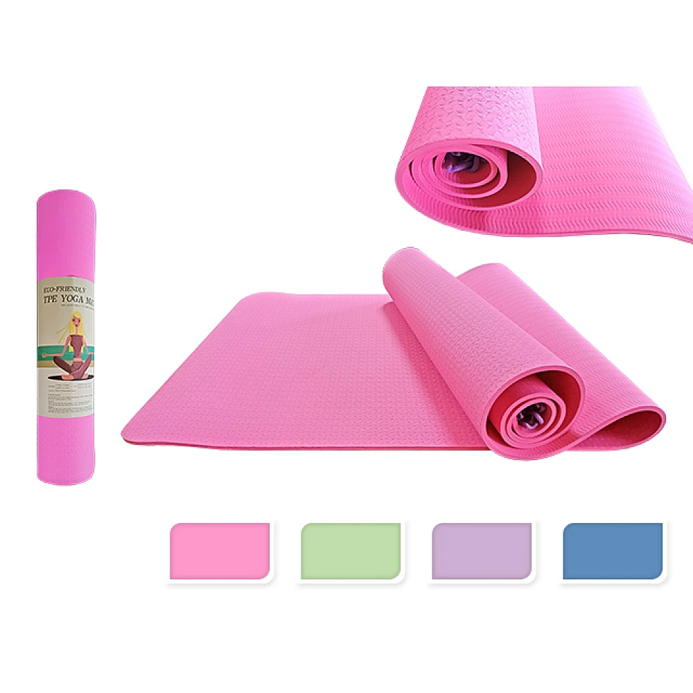 Covoras yoga si fitness 180X60X0.6cm, TPE + TC