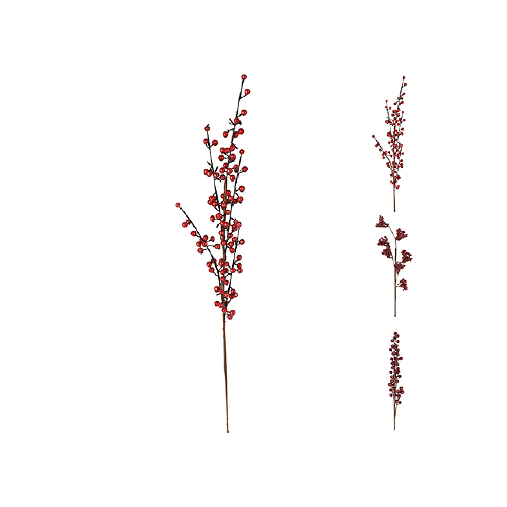 Ramura cu pomusoare rosii 75cm