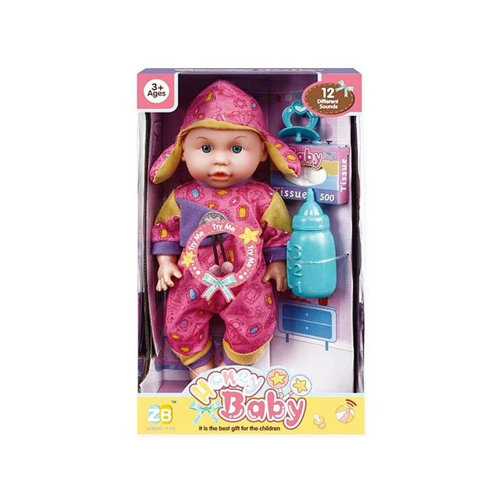 Bebelus cu sunet si acesorii (pietre) 32X18.5X11cm