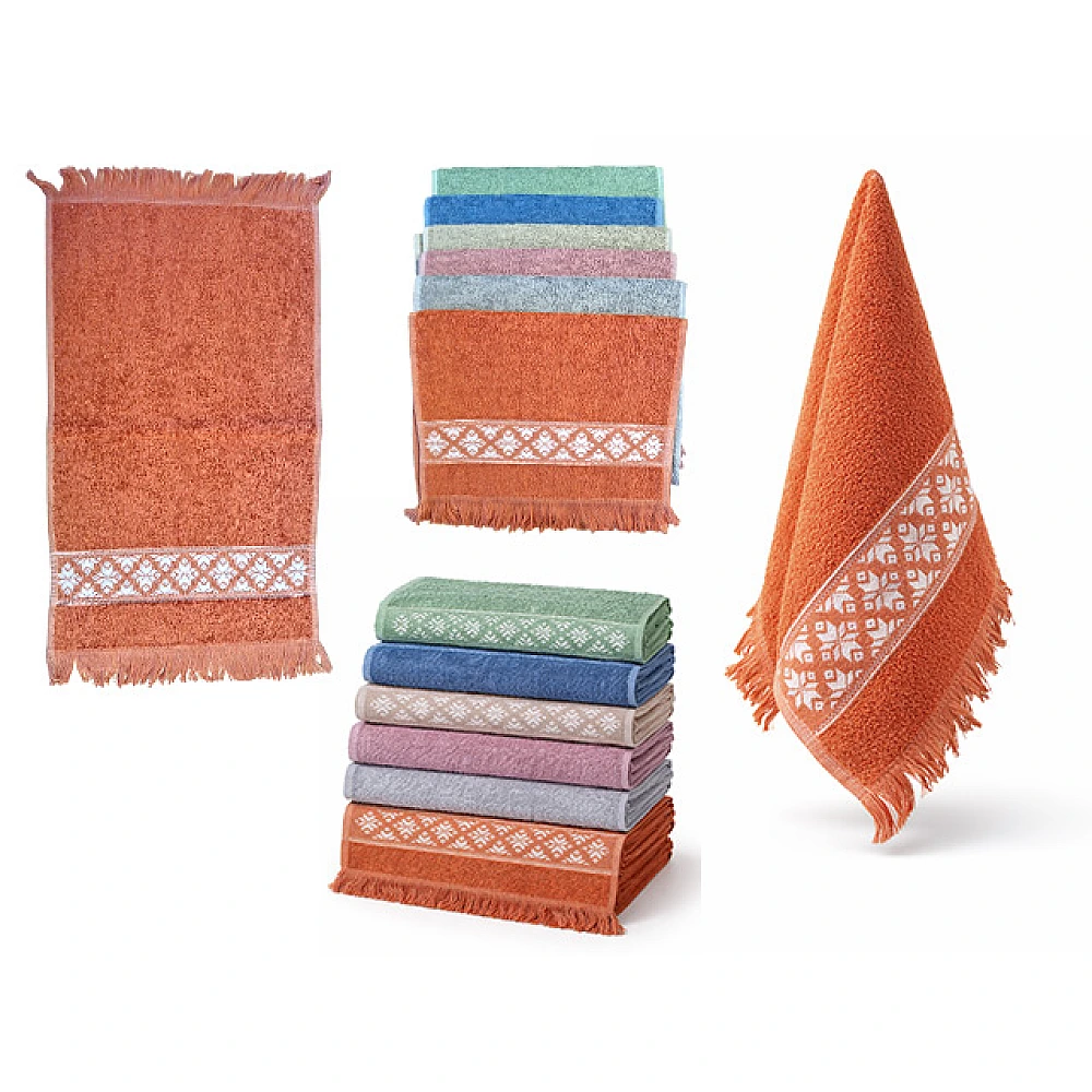 Prosop 30X50 cm NH cu bordura si franjuri, bumbac