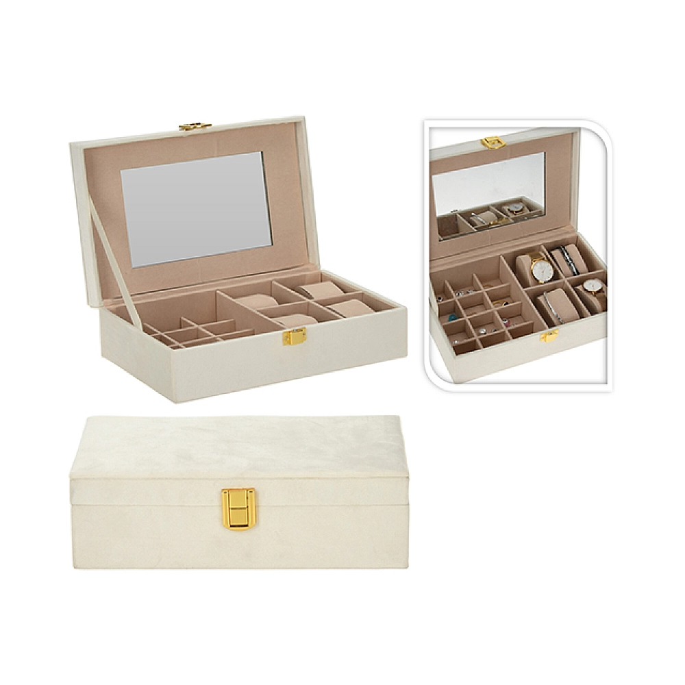 Cutie pentru bijuterii 25X16X7cm, din catifea