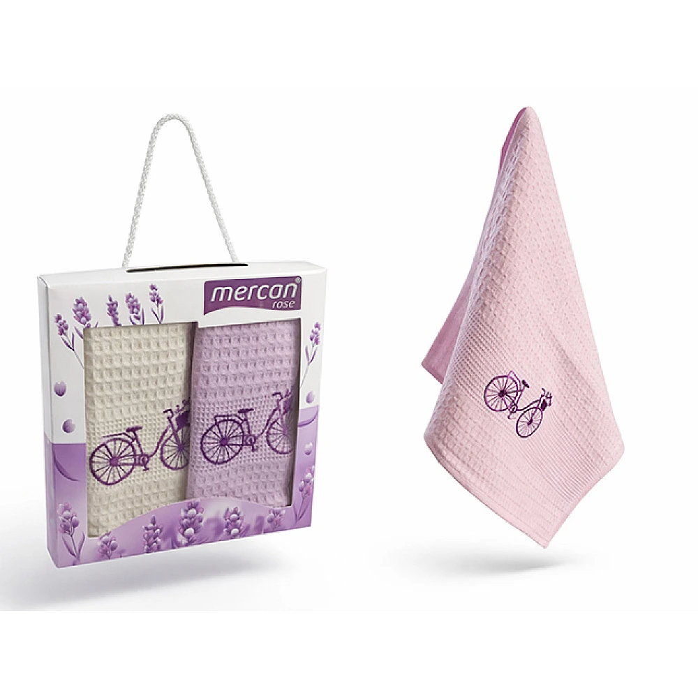 Set prosoape de bucatarie 2 buc, 40X60 cm NH Bicycle, bumbac