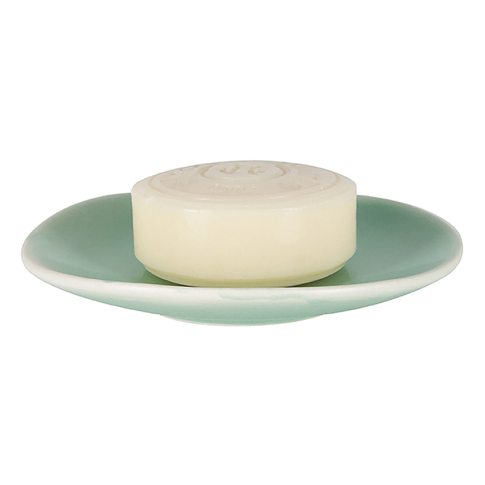 Săpunieră Spirella Sina verde, ceramică