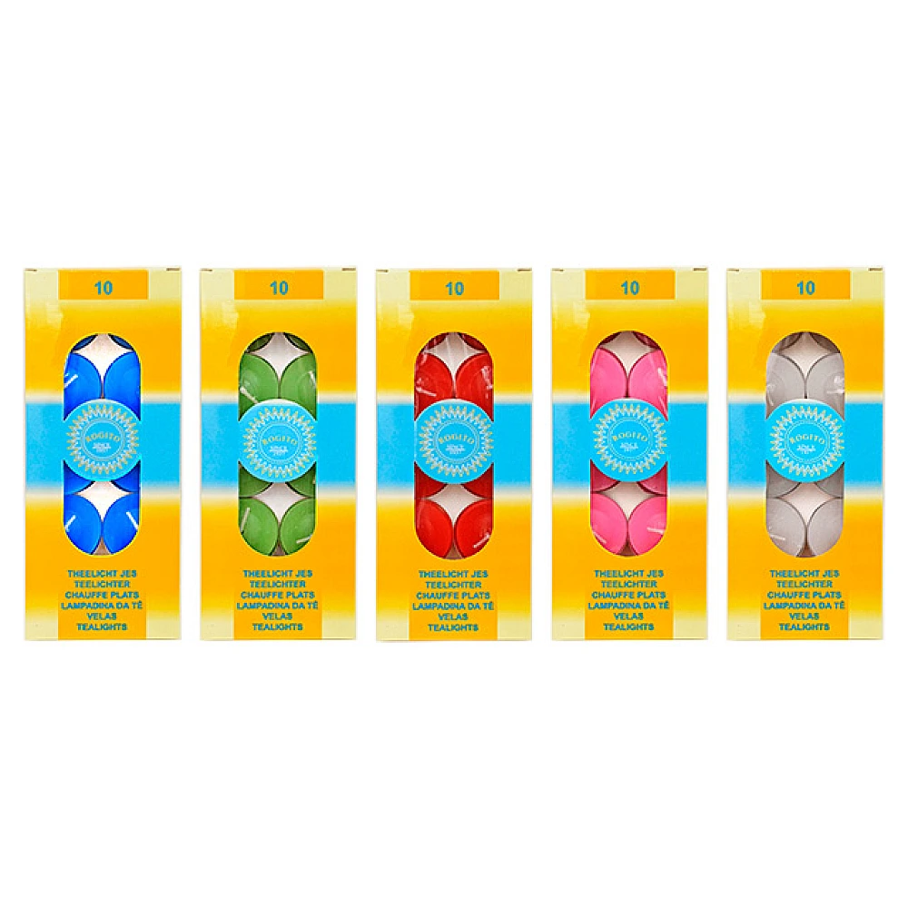 Lumanari pastile 10buc, 5 culori