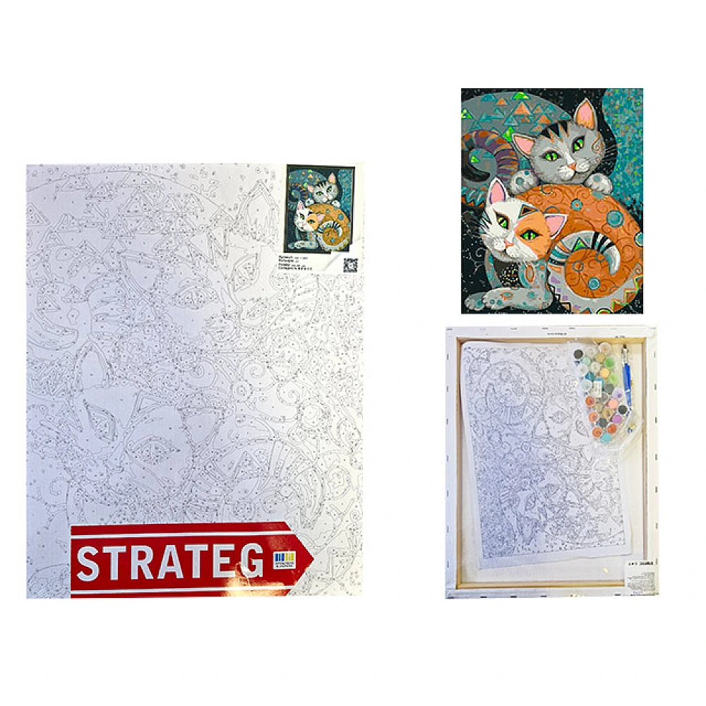 Pictura dupa numere Animale 40X50 cm 