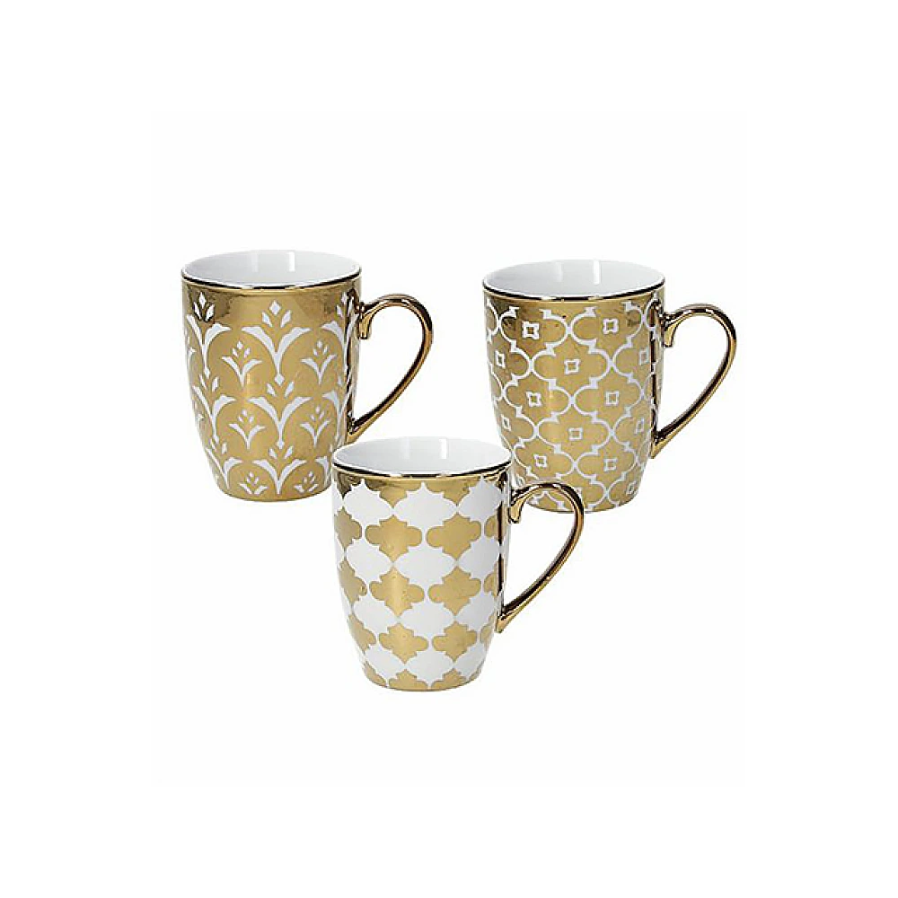 Cana 310ml Tognana Natale Azulejos Gold, ceramica