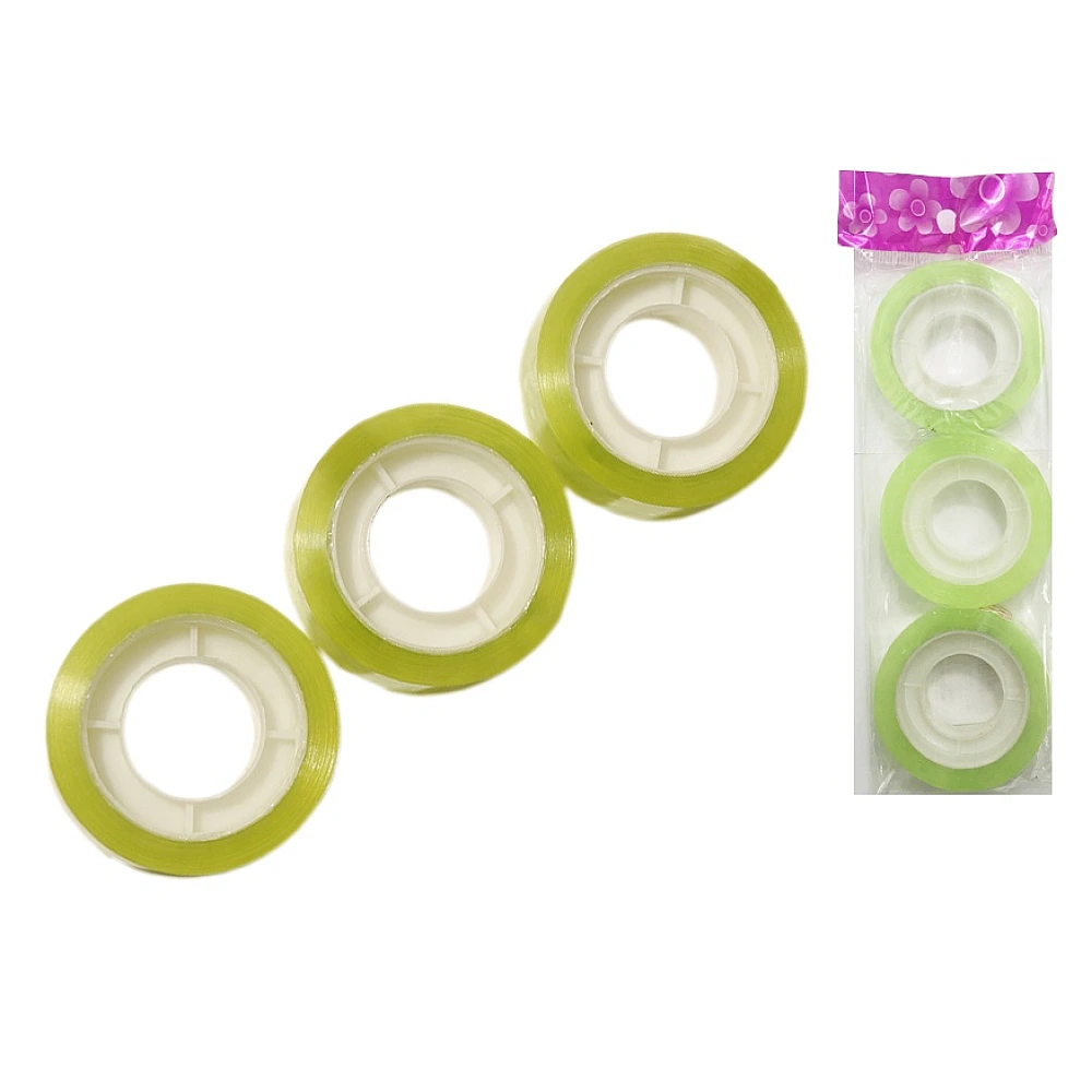 Set benzi adezive inguste 3buc 18mmX25m(+/-3%)