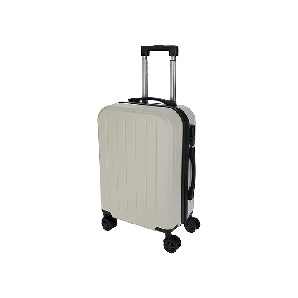 Valiza troller 38l 35X21X55 cm, alb, plastic