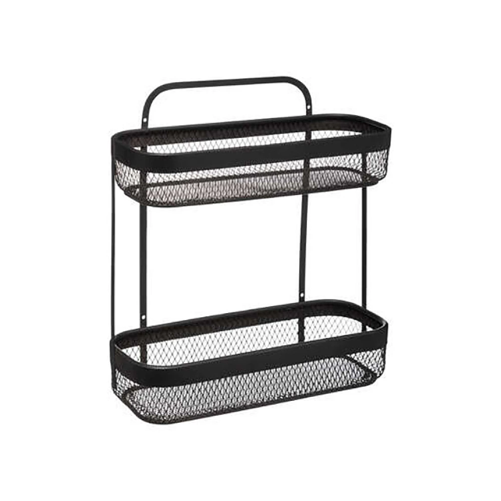 Polită cu 2 niveluri Five 31X12X35cm, metal