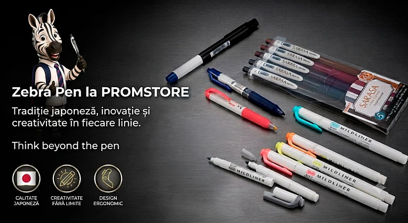 Zebra Pen – «Think beyond the pen»! Японские традиции, инновации и творчество уже в PROMSTORE. 