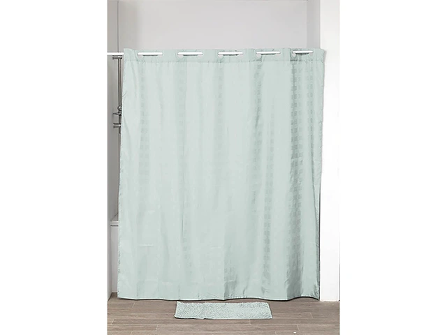 Perdea pentru dus 180X200cm Tendance Integriranim verde, poliester