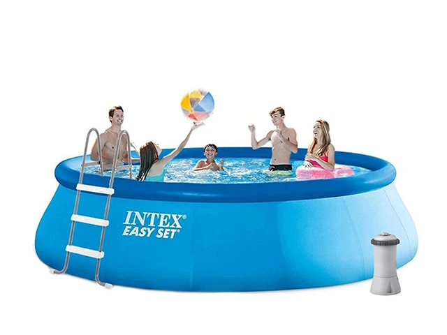 Bazin EASY SET, (pompă-filtru, scară, pânzăt capac) 457*107cm12430 L 26166