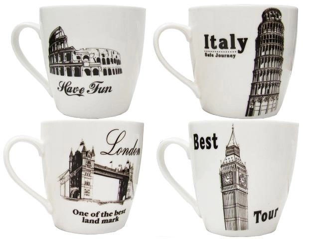 Cana 380ml City-Coffe, ceramica