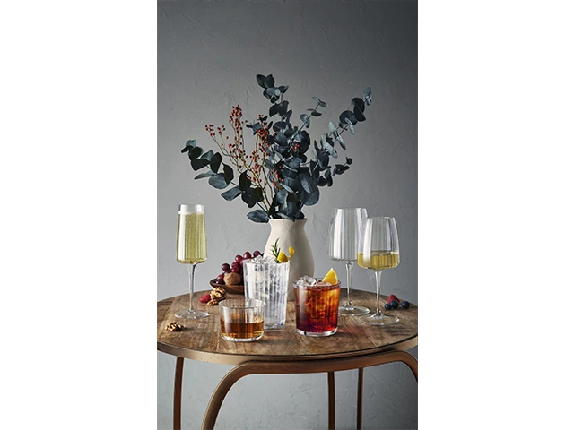 Set 4 pocale pentru sampanie Bormioli Rocco Exclusiva 255 ml