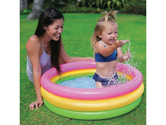 Piscină gonflabilă pentru copii “Apus de soare” 86х25 cm, 56 L, 1+