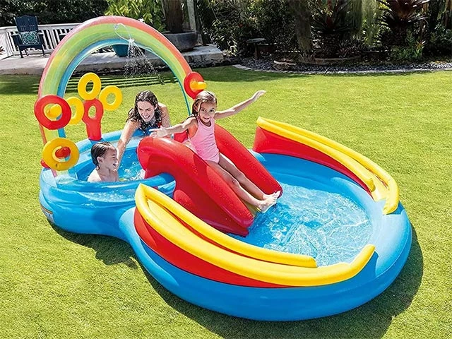 Centrul de joacă gonflabil „Curcubeu” 297x193x135 cm, 381 L, până la 81 kg, 2+