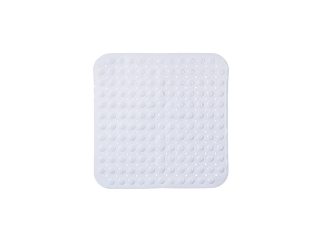 Covoras pentru dus  53X53cm Five, alb, PVC
