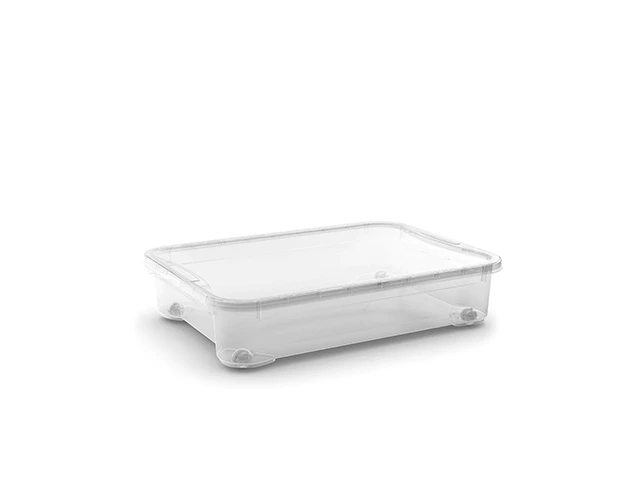 Cutie de depozitare sub pat T-box 54l, 79.5X58XH18cm, transparentă