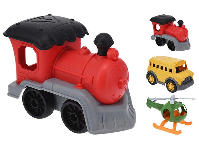 Masina, elicopter, tren cu inertie, 25X15X18 cm, plastic