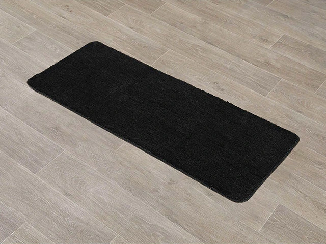 Covoras pentru baie microfibra 50X120cm Tendance, negru, poliester