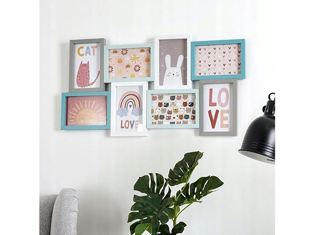 Rama foto-colaj 8 foto(10X15cm), MDF