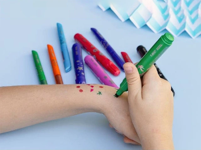 Set markere pentru tatuaje temporare BIC Kids, 5buc