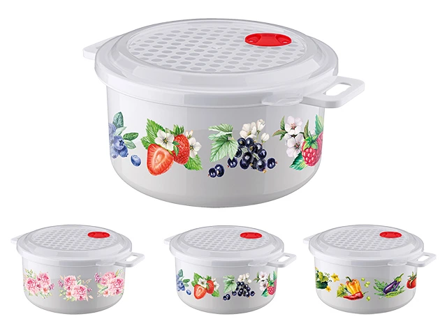 Caserolă pentru frigider/MVP Phibo 2l, D19X11cm, cu supapa